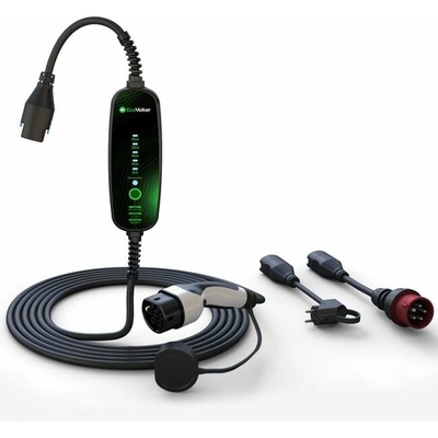 EcoVolter II PRO chytrý přenosný Wallbox 11kW 3x16A kabel 6,5 m APP set BASIC typ 2 EcoVolter II PRO - 3x16A-6,5 m | Zboží Auto