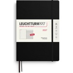 Leuchtturm1917 weekly calendar 2027 Composition (B5) with notebook - black - 178 x 254 mm - January-December 2027 - 400205 (400205)