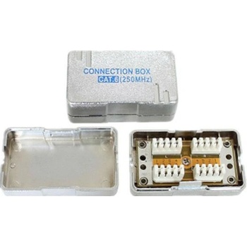 DATACOM Spojovací BOX STP CAT6 2* zářez. pole Silver