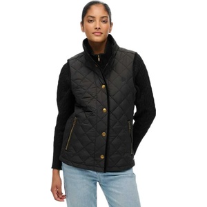 SUPERDRY Елек Superdry Estate Country Liner vest - Black (Meteorite Black)