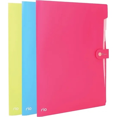 DELI Папка за документи Deli Rio A4 с 8 отделения в смесен цвят DEB40102 (DEB40102)