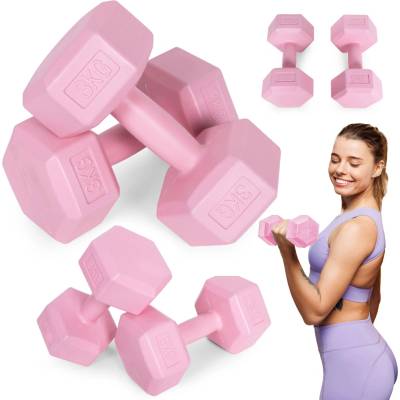 ModernHome Sada hexagonálnych činiek 2 x 3 kg