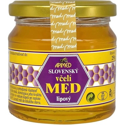 Apimed Lipový včelí Med 250 g