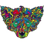 HARAHU Дървен пъзел - Poodle / M KP21949