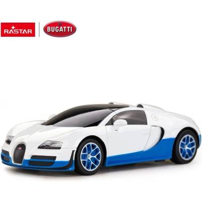 Rastar Bugatti Veyron Grand Sport diaľkovo ovládané auto 1:24 biele RTR