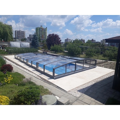 Alukov Zastrešenie VIVA Compasspools Briliant 74, 3,75 x 7,50 m