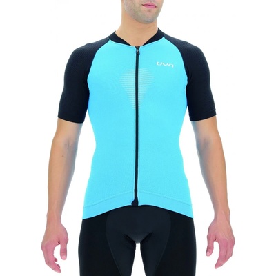 UYN Granfondo OW Biking Shirt krátký rukáv Danube Blue/Blackboard pánský