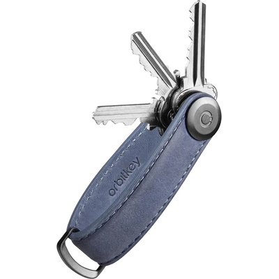 Klíčenka Kožená Orbitkey Crazy Horse Steel Grey