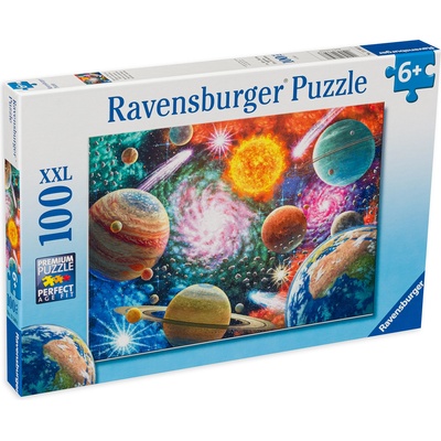 Ravensburger Пъзел Ravensburger от 100 XXL части - Звезди и планети (13346)