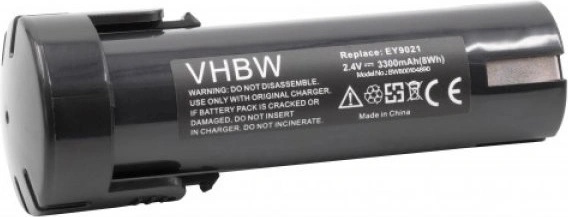 VHBW Батерия за Panasonic EY902 / EY903 / EY9021, 2.4 V, 3.3 Ah (800104890)