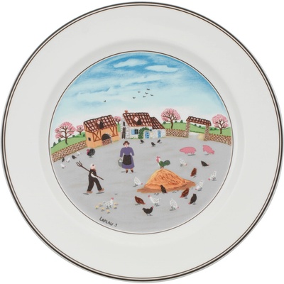 Villeroy & Boch plytký tanier Hydinová farma 27cm Design Naif