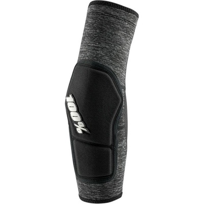 100% Ridecamp Elbow Guards heather sivá/čierna