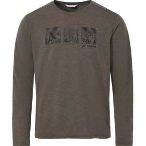 VAUDE Мъжка блуза с дълъг ръкав Vaude Rosemoor L/S T-Shirt III Longsleeve - Deer Brown - размер 3XL (216-0236-1416)