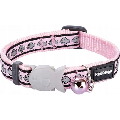 Red Dingo Obojek pro kočky Fish Rfx 20 - 32 cm