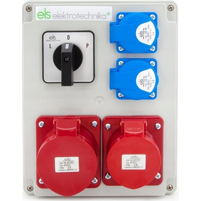 Stavební rozvaděč ELS Elektrotechnika 230 V 32 A IP67
