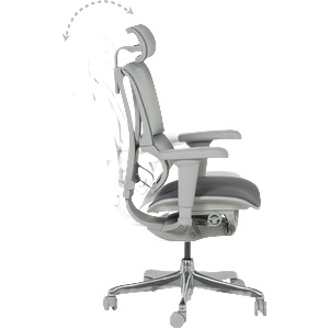 Ergohuman Ергономичен стол ergohuman ioo ultra - сива рамка - сив (3520674) - bay