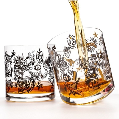 Crystalex Sklenice na whisky Tattoo 2 x 410 ml