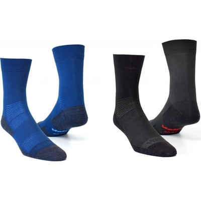 Vavrys Light Trek CMS 2-pack ponožky čierno-tmavomodré