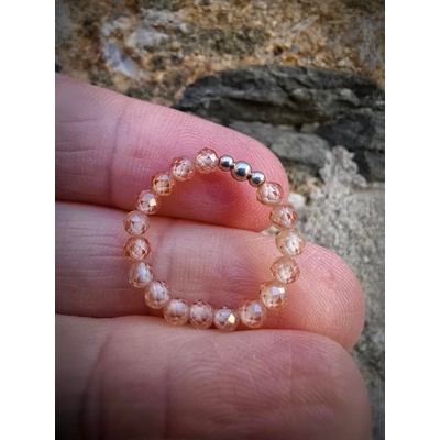 Katyba Prstene Zirkón so striebrom 00348