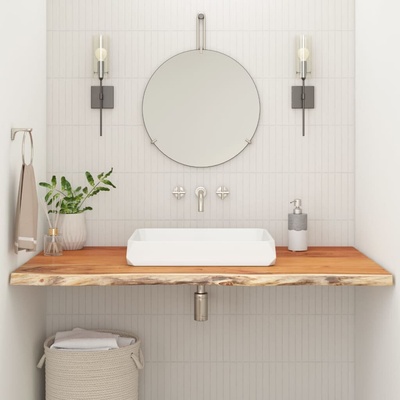 Omaxi 090385 Koupelnová deska 110x60x3,8 cm obdélník masivní akáciové dřevo – Zboží Dáma