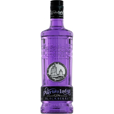 Puerto de Indias Blackberry 37,5% 0,7 l (čistá fľaša)