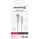 Swissten 71523310 USB / Lightning, 1,5m, bílý