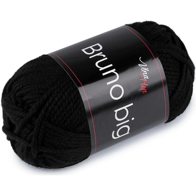 Pletací příze Bruno big 200 g Varianta: 8 (401) černá, Balení: 1 ks 61621/160007/286286