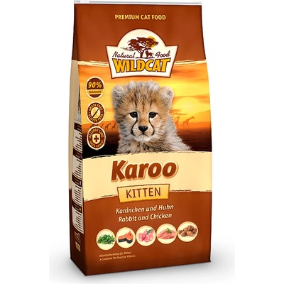 WildCat Karoo Kitten králik a kura 3 kg
