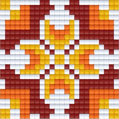 Bright Toys Мозайка с пиксели - Българска народна шевица, 24x24 пиксела - Мотив 37 (BE24037)