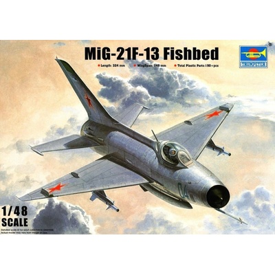 Trumpeter slepovací model MiG-21F-13 Fishbed 1:48