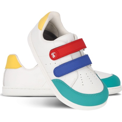 Be Lenka Energise Kids celoročné nízke barefoot topánky white & multicolour