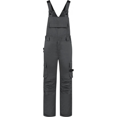Tricorp Bib & Brace Twill Cordura pracovní kalhoty s laclem unisex T67T4 tmavě šedá