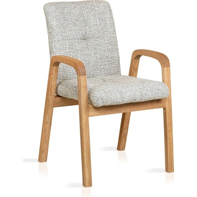 SOB Nábytek Dubová masiv světle šedá Sofa MOSAGK01697