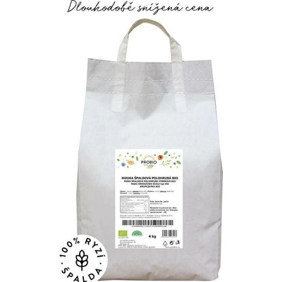 ProBio Mouka špaldová bílá polohrubá 4 kg