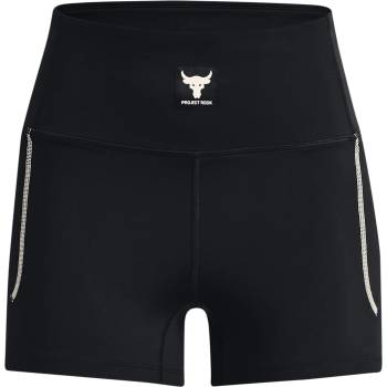 Under Armour Дамски къси панталони Under Armour Project Rock Meridian Shorts Womens - Black/Ivory