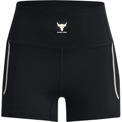 Under Armour Дамски къси панталони Under Armour Project Rock Meridian Shorts Womens - Black/Ivory