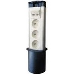 ALANTEC Alantec L- DESK Power column 3 sockets + 2 computer sockets ALANTEC - ALANTEC
