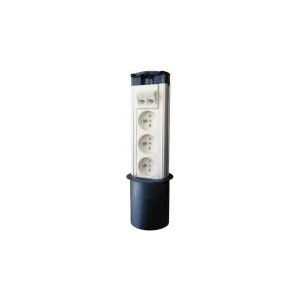 ALANTEC Alantec L- DESK Power column 3 sockets + 2 computer sockets ALANTEC - ALANTEC