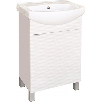 Inter Ceramic Долен шкаф за баня ICP 5091NEW, Inter Ceramic, с умивалник, 85x40x50см (5091NEW)