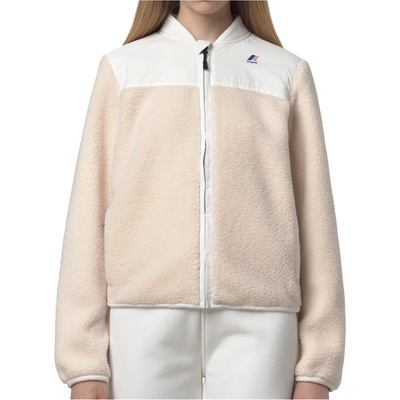 K-Way Дамско поларено яке K-Way Women's Bernardine 4.0 Orsetto Fleece jacket - White Gardenia / Ecru - размер XL (105-6884-0211)