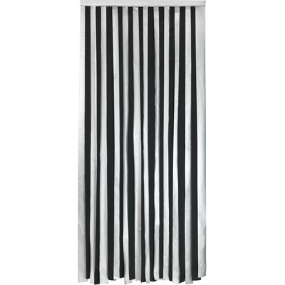 Termo záves do dverí v čierno-striebornej farbe 90x200 cm – Maximex