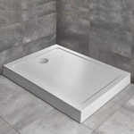 Radaway Правоъгълно душ корито Radaway Doros F Compact Stone 150x90 см акрил бяло (SDRFP1590-05-04S)