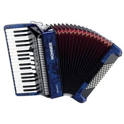 Hohner Bravo III 72 Пиано акордеон Dark Blue (A16642)