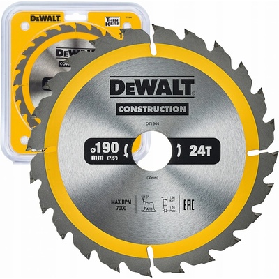 DeWALT Pilový kotouč 190x30mm 24z DT1944