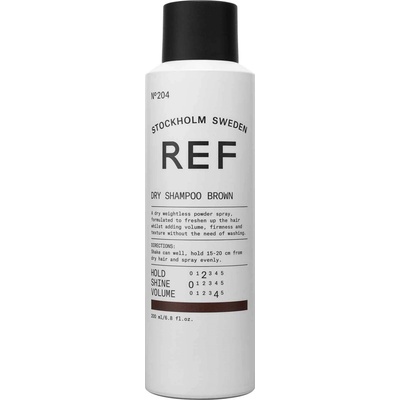 REF Styling suchý šampón pre tmavé vlasy 200 ml