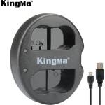 KingMa Двойно USB Зарядно за EN-EL15 Батерии за Nikon Z6 III, Z7 II, D850 и D750 Зарядно за батерии