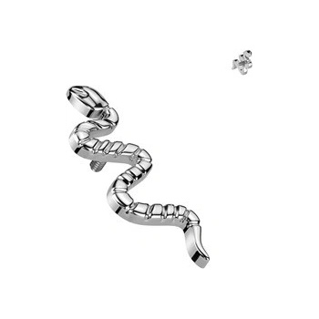 Šperky4U Náhradní ozdoba had k dermálu / labretě titan 1,2 mm - TIT1569