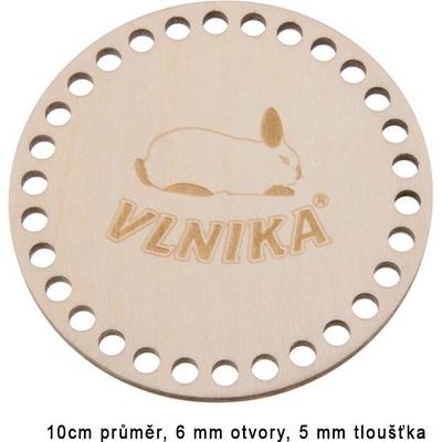 Dno překližkové kruh Varianta: 10 cm-6 mm