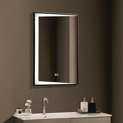 Inter Ceramic LED Огледало за стена Inter Ceramic - ICL 1817, 60 x 90 cm, черно (ICL 1817)