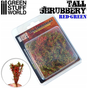 Dekorace Green Stuff World Tall Shrubbery: Red Green